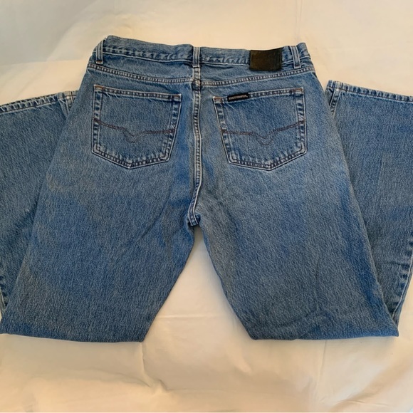 VTG Harley-Davidson Genuine MotorClothes Men’s Jeans Sz 36x32 41”Length Dad Jean - Picture 8 of 11